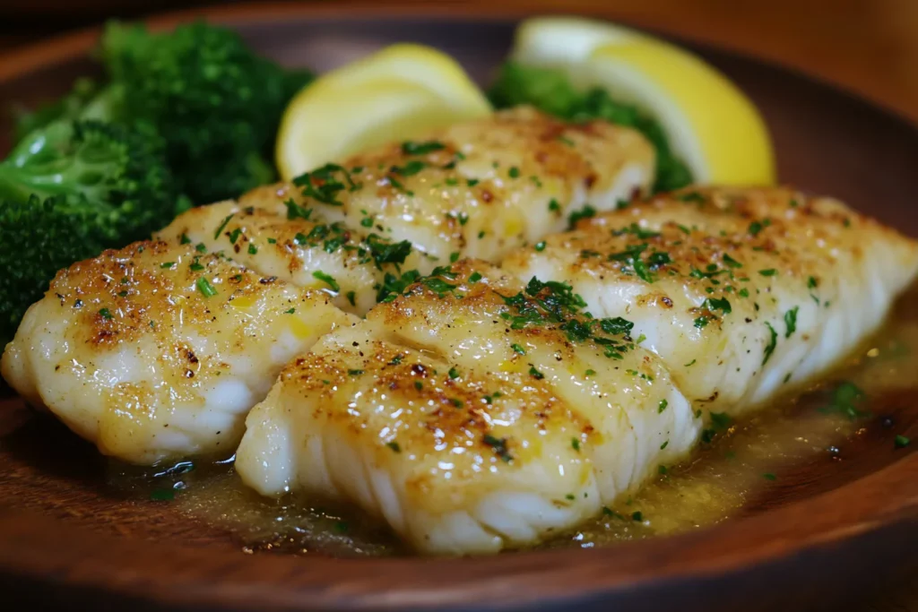 Baked Cod with Lemon and Garlic