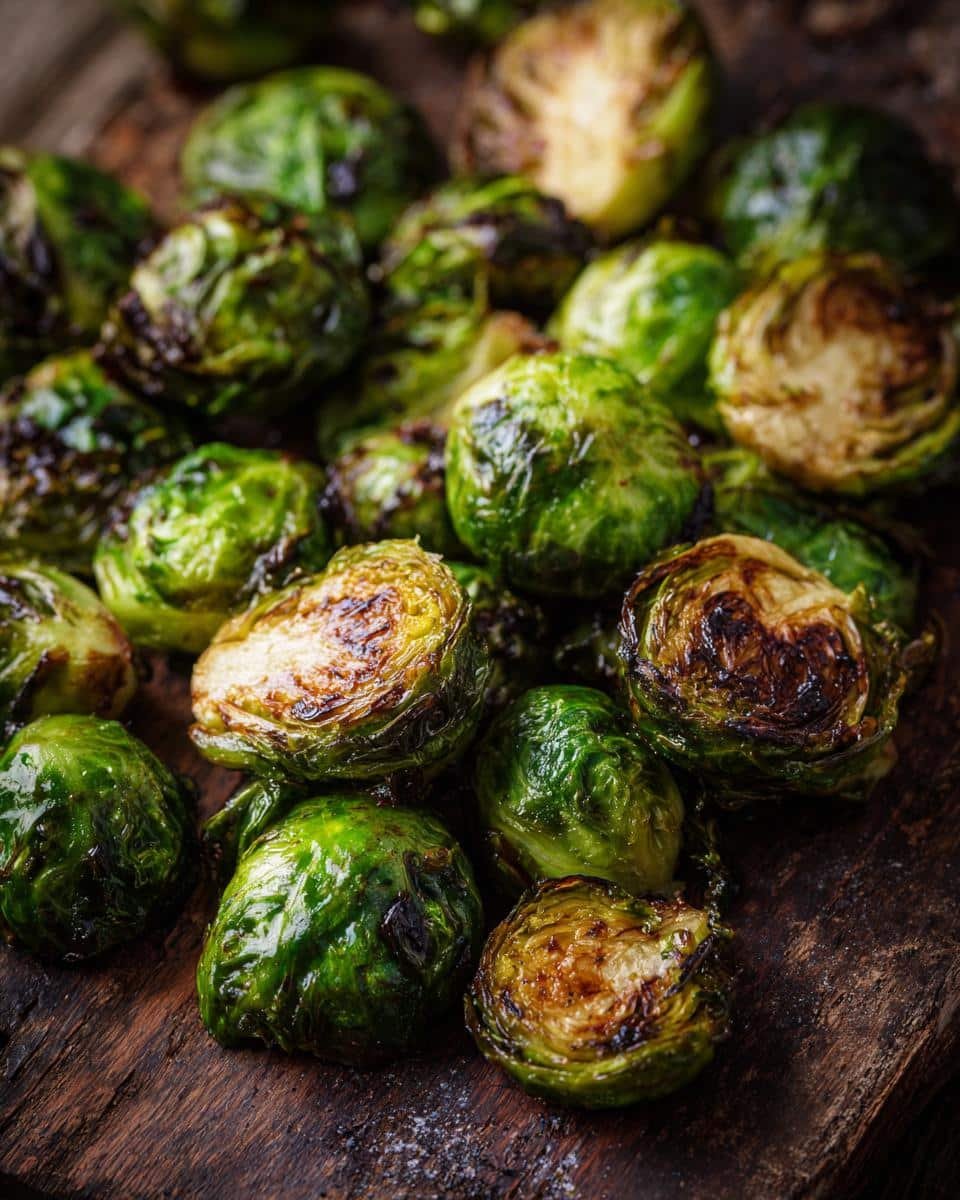 Air Fryer Brussels Sprouts with Balsamic Glaze - Other 1