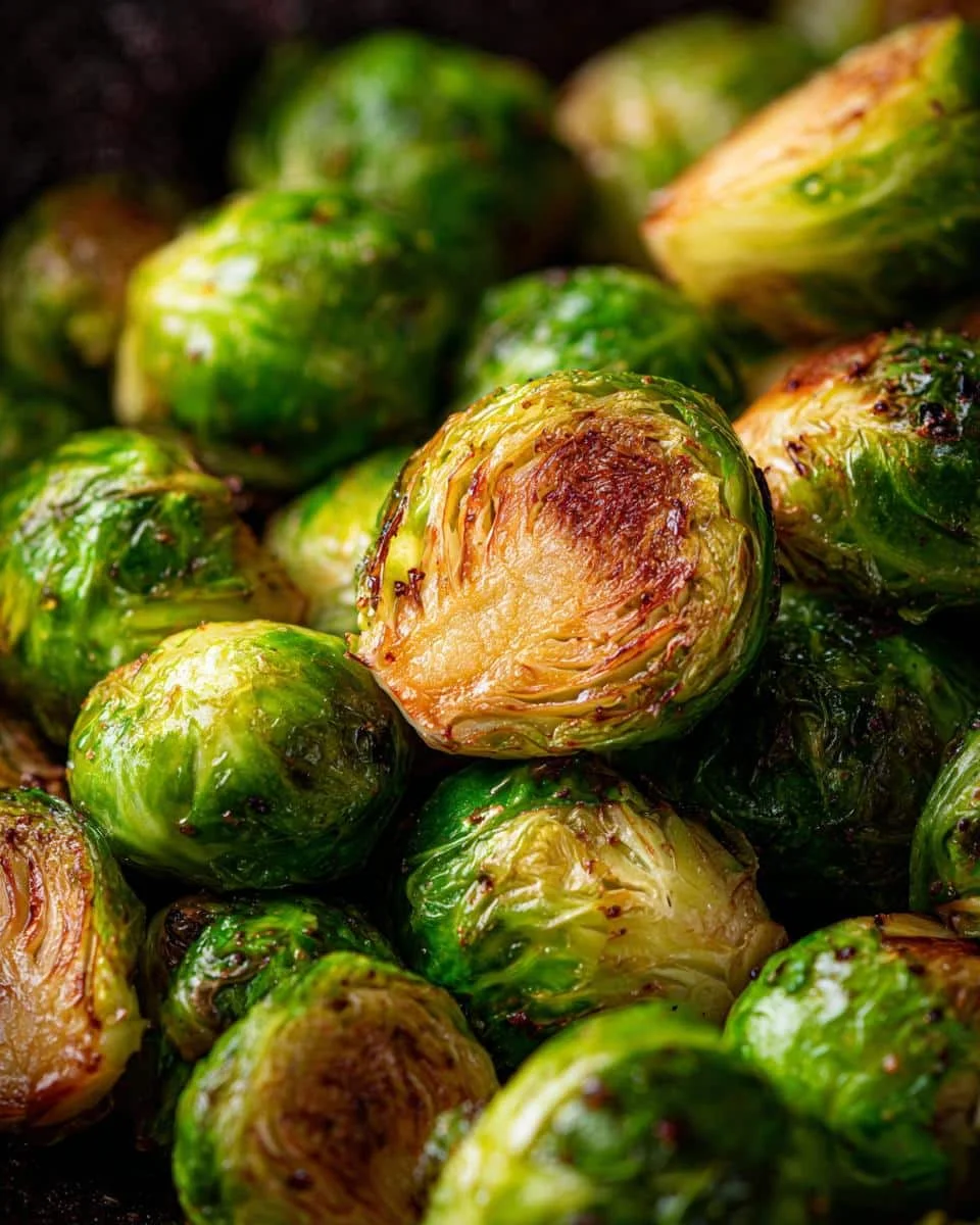 Air Fryer Brussels Sprouts with Balsamic Glaze - Other 2