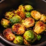 Air Fryer Brussels Sprouts with Balsamic Glaze - Tasty