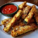 Air Fryer Parmesan Zucchini Fries - Tasty