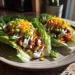 Buffalo Chicken Lettuce Wraps - Featured