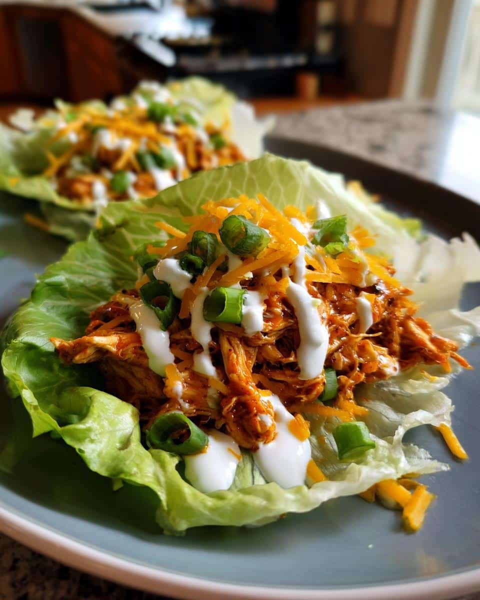 Unbelievable Buffalo Chicken Lettuce Wraps In Just 30 Min 6 Buffalo Chicken Lettuce Wraps - Other 1