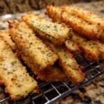 Crispy Garlic Parmesan Zucchini Fries - Featured