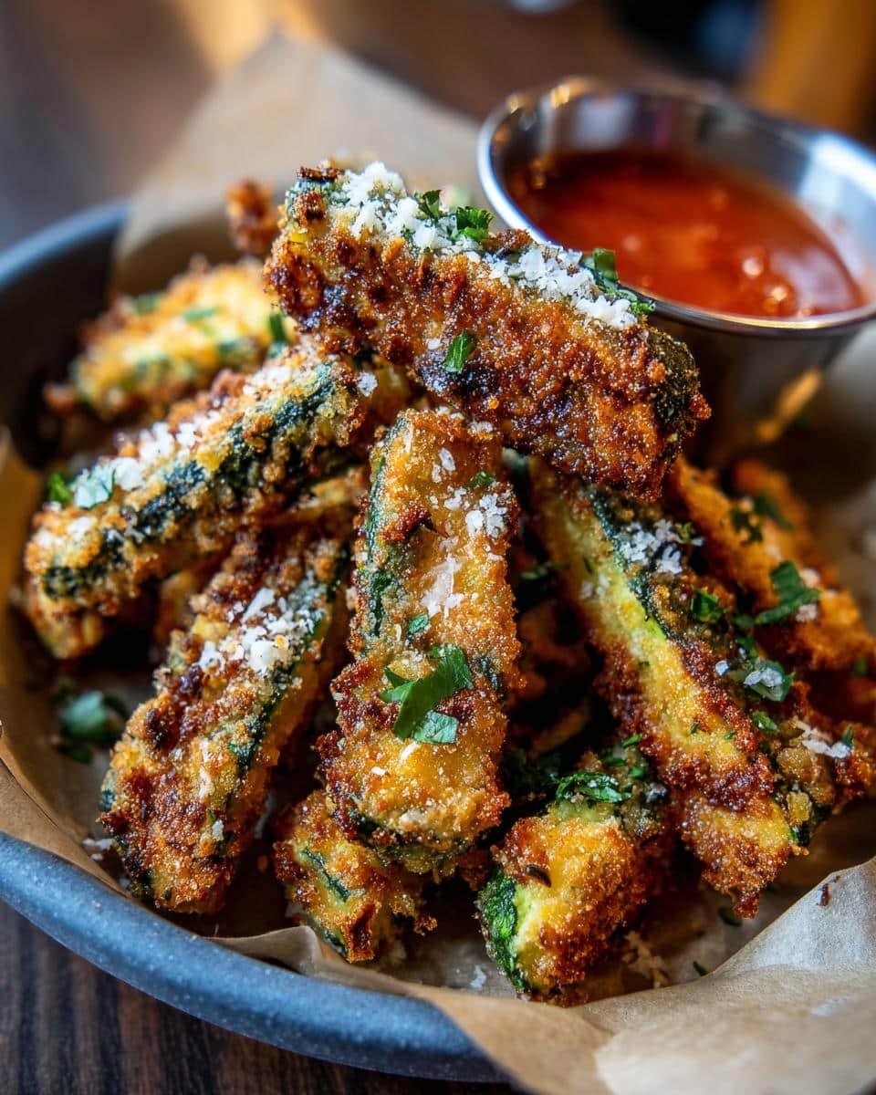 Crispy Garlic Parmesan Zucchini Fries - Other 2