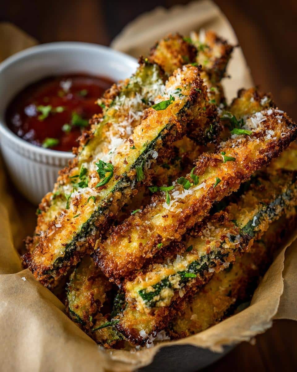 Crispy Garlic Parmesan Zucchini Fries - Other 3