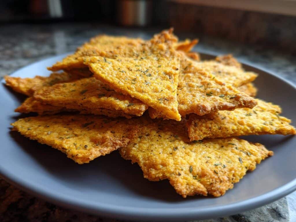 Easy Keto Tortilla Chips - Featured