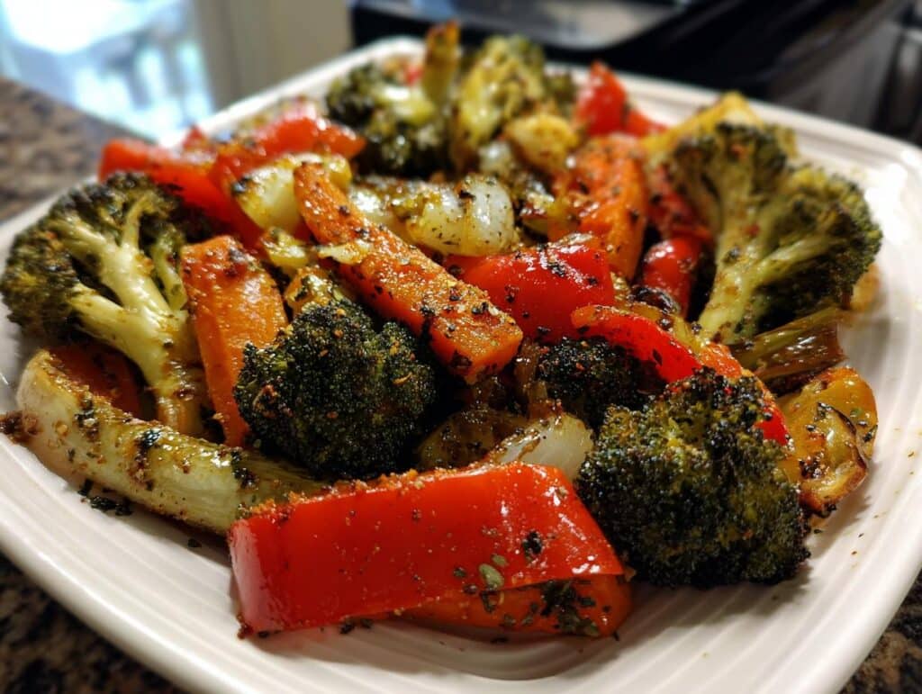 Garlic Roasted Vegetables - Featured