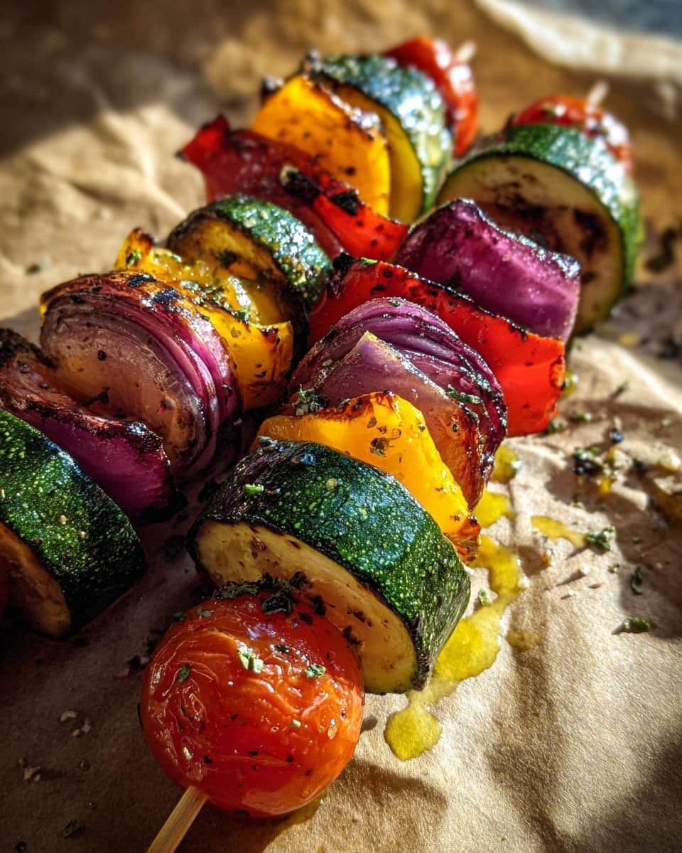 Grilled Vegetable Skewers with Lemon Vinaigrette - Other 1