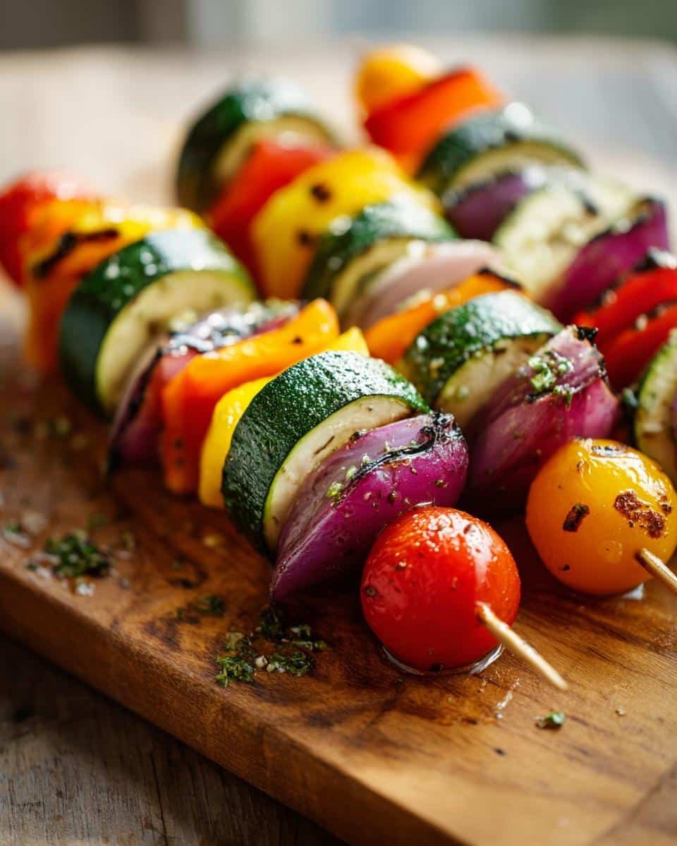 Grilled Vegetable Skewers with Lemon Vinaigrette - Other 4