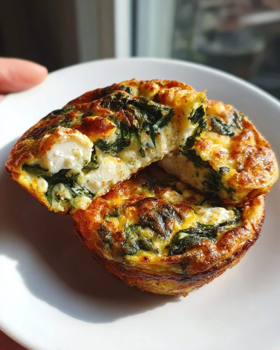 Healthy Egg Muffins with Spinach and Feta - Other 1