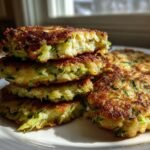 Healthy Zucchini Fritters - Featured