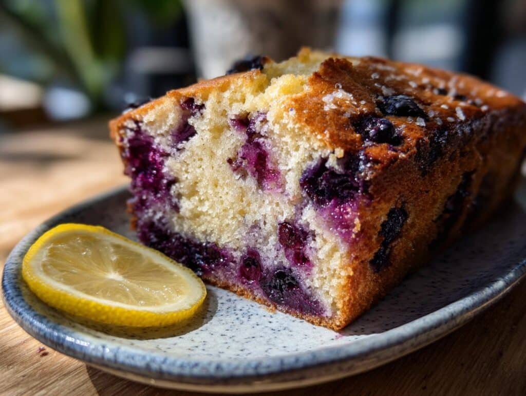 Lemon Blueberry Bread - Featured