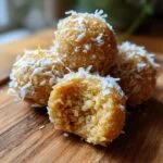 Lemon Coconut Protein Power Balls - Featured