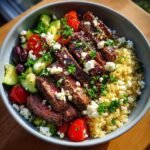 Mediterranean Steak Bowl - Tasty