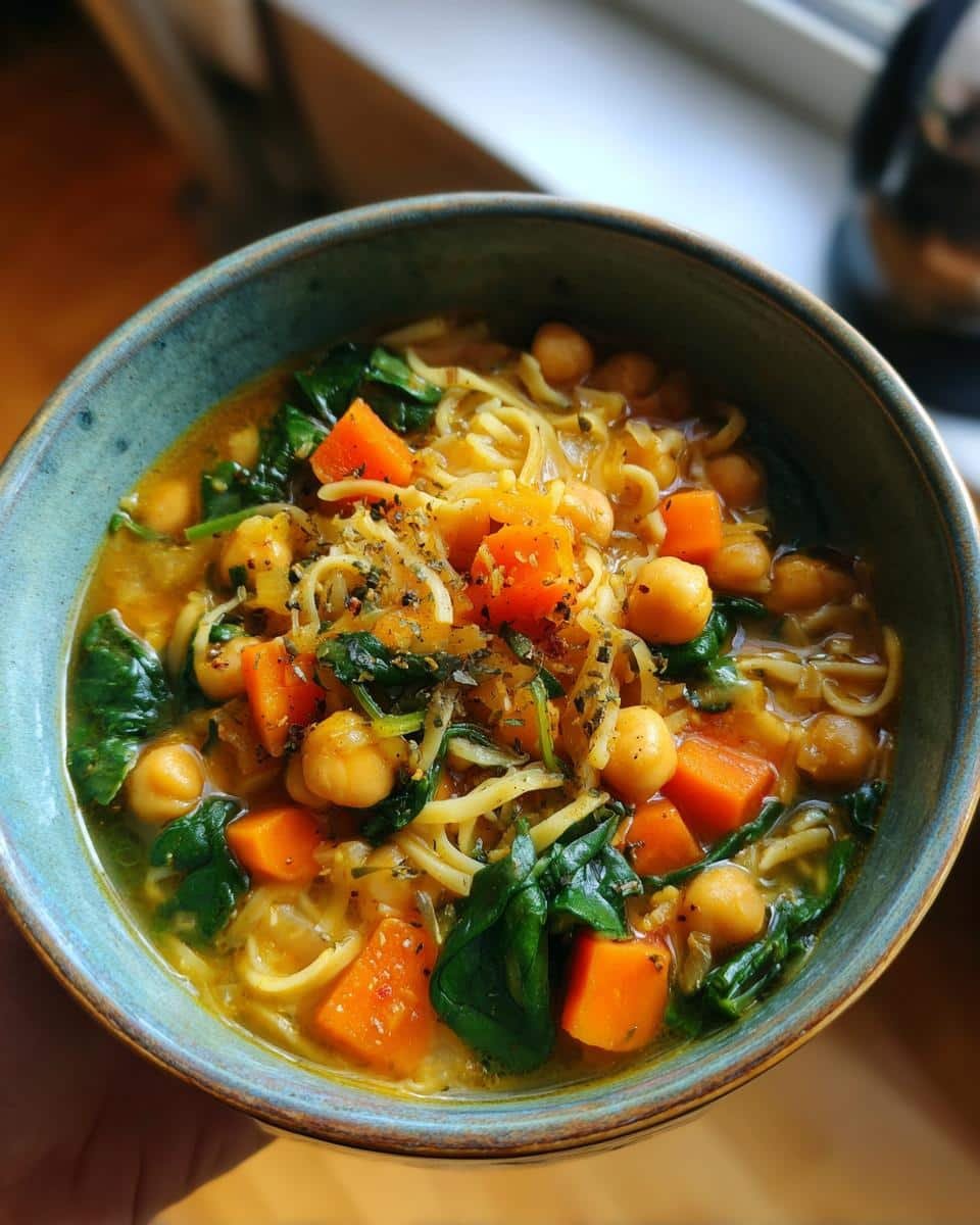 Vegan Chickpea Noodle Soup - Other 3