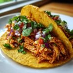 chicken tacos crockpot - Tasty
