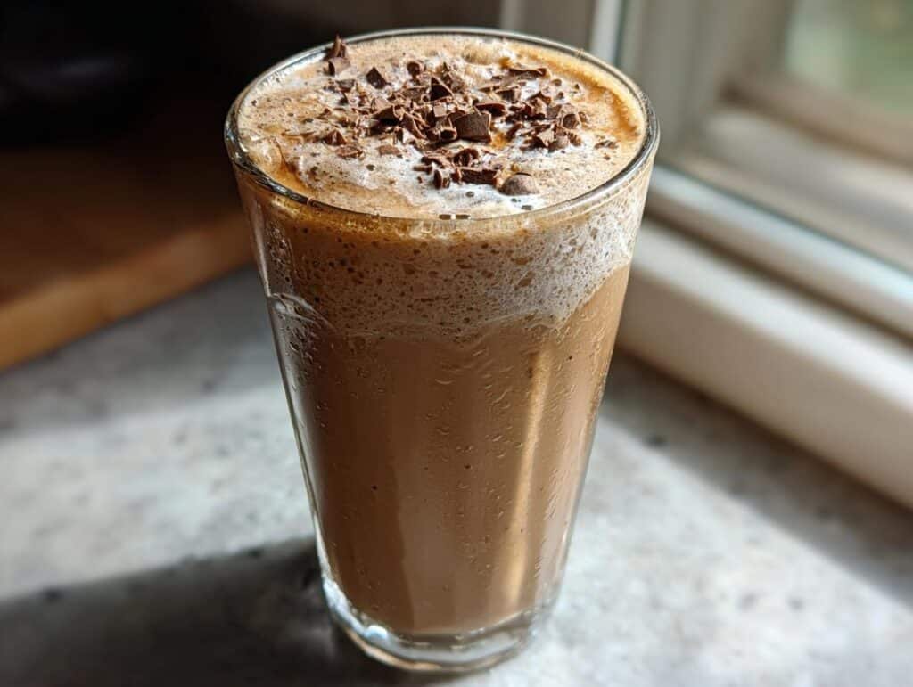 frozen hot chocolate recipe - Featured