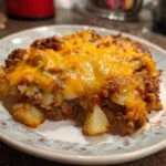 hamburger potato casserole - Featured