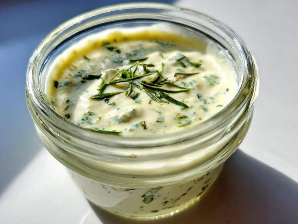 homemade ranch dressing - Featured