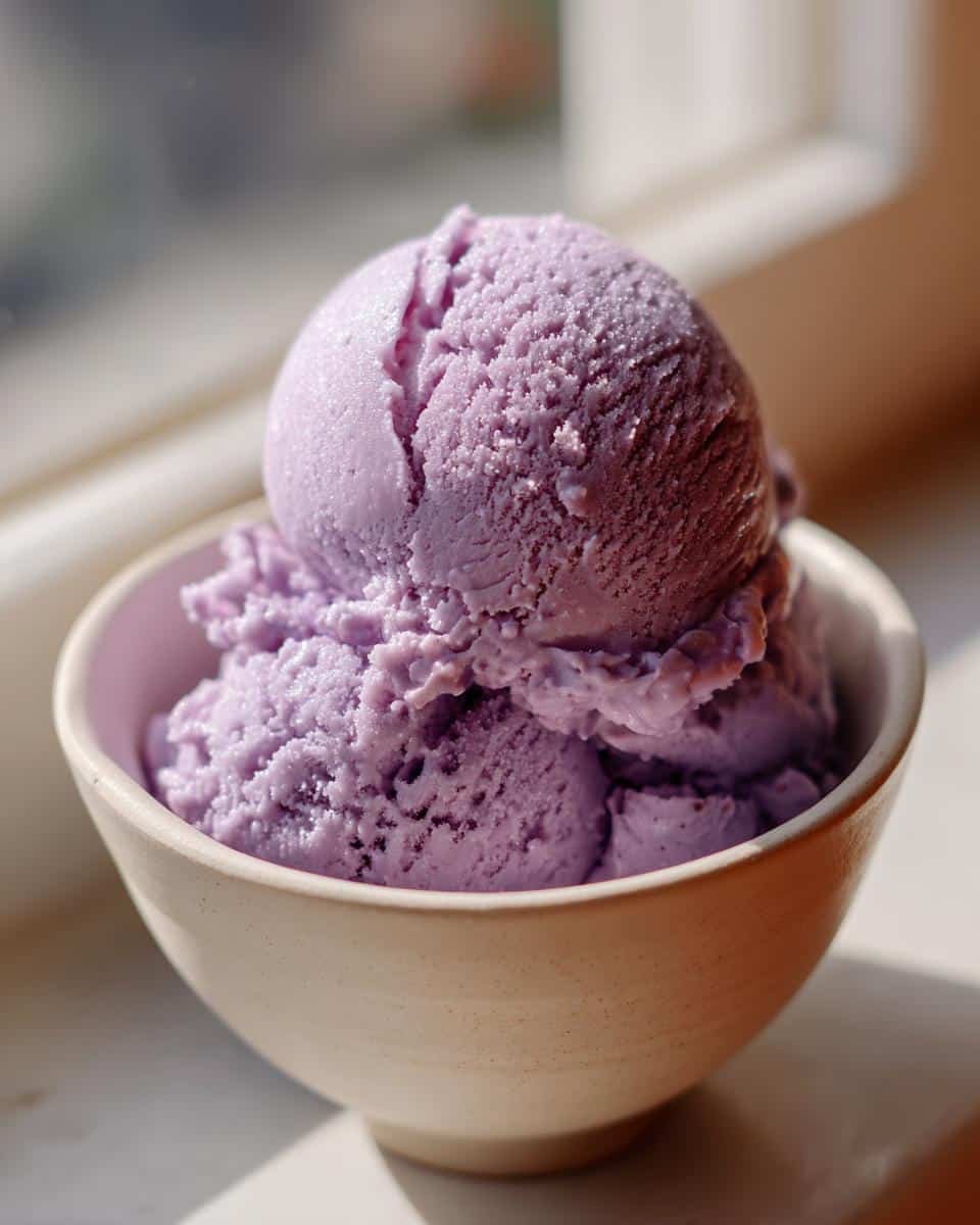 Divine lavender ice cream: 1 magical recipe 8 lavender ice cream - Other 3