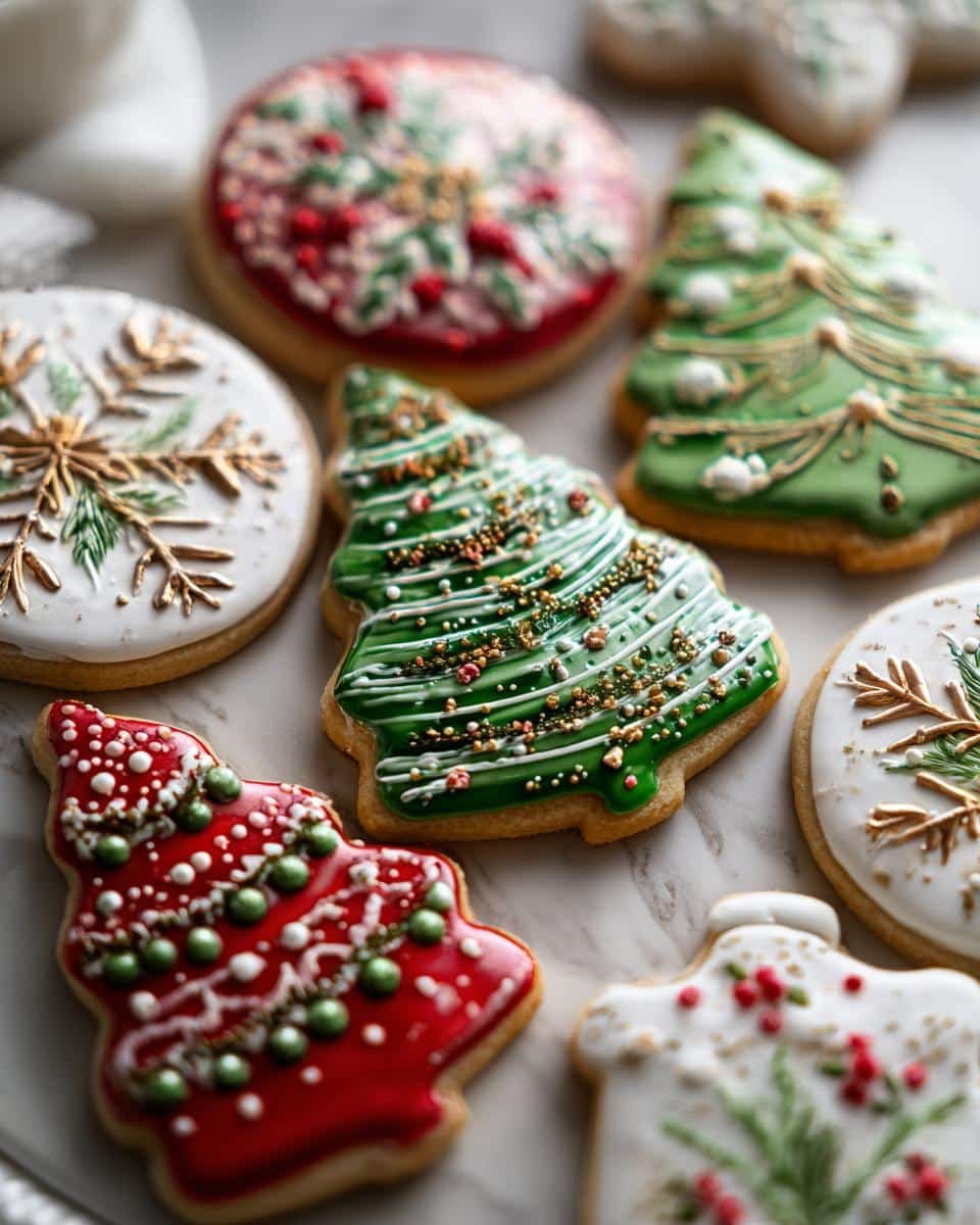 Perfect Royal Icing Christmas Cookies: 15 Min Magic 6 royal icing christmas cookies - Other 1