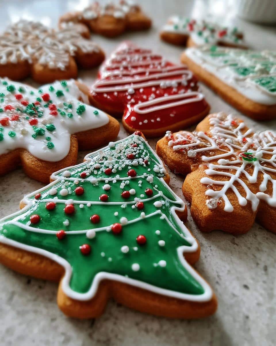 Perfect Royal Icing Christmas Cookies: 15 Min Magic 7 royal icing christmas cookies - Other 2