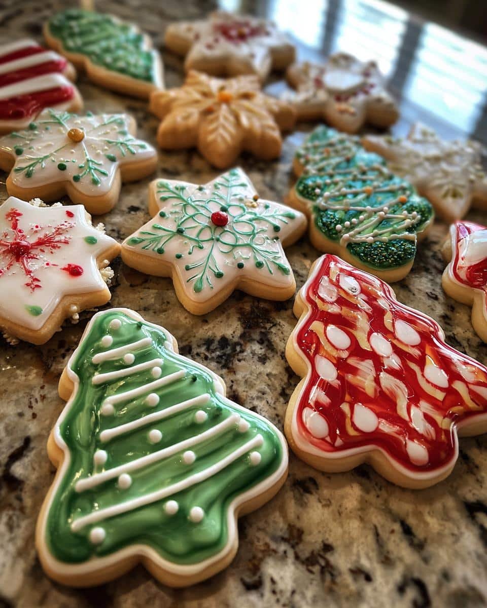 Perfect Royal Icing Christmas Cookies: 15 Min Magic 8 royal icing christmas cookies - Other 3