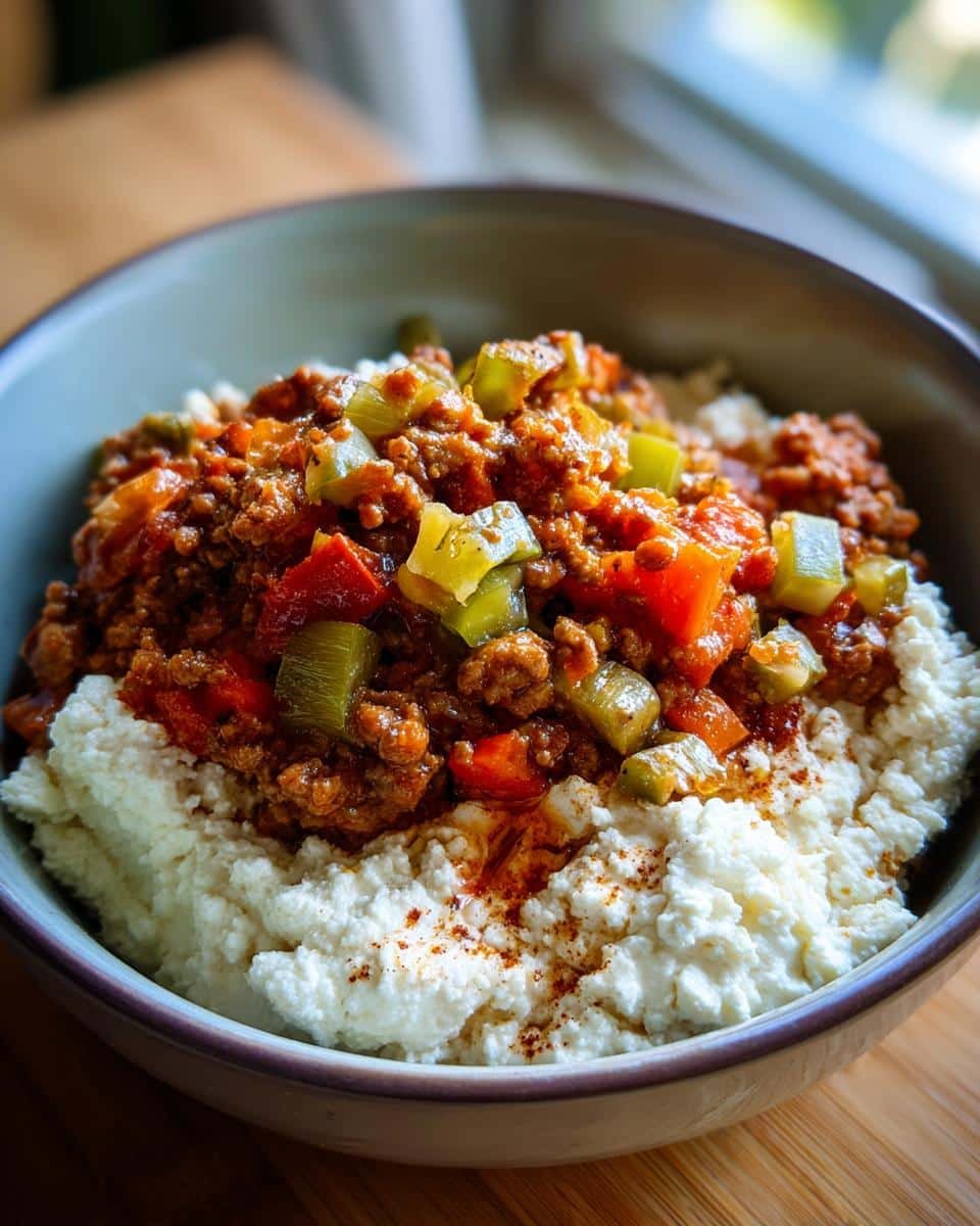 Devastatingly Delicious Ground Turkey Cottage Cheese Bowl 7 A delicious Ground Turkey Cottage Cheese Bowl with ground turkey, vegetables, and cottage cheese.