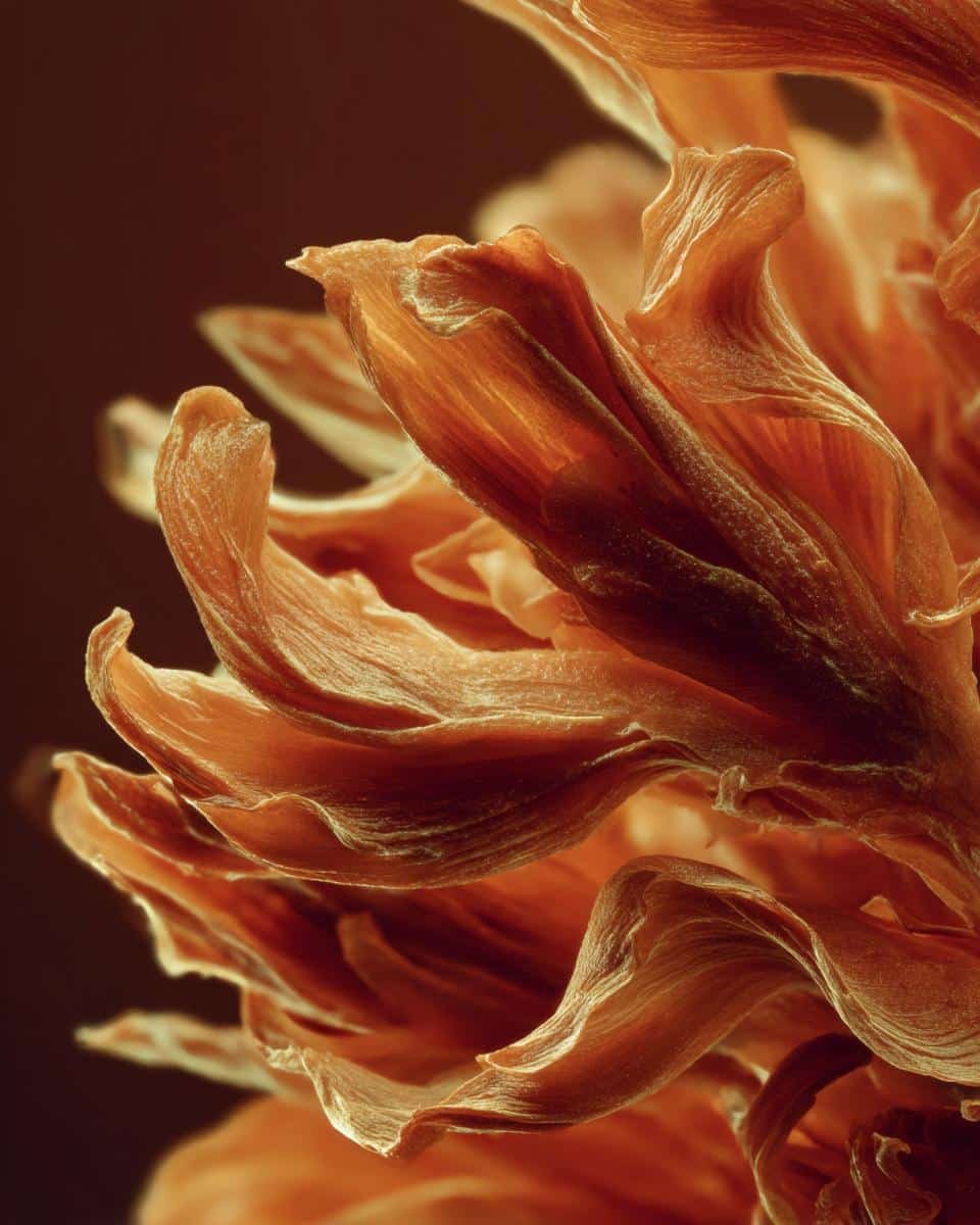 Disgustingly Good Creamy Mushroom Risotto Recipe Under 40 4 Abstract close-up of dried flower petals, used as a decorative image for Creamy Mushroom Risotto Recipe.