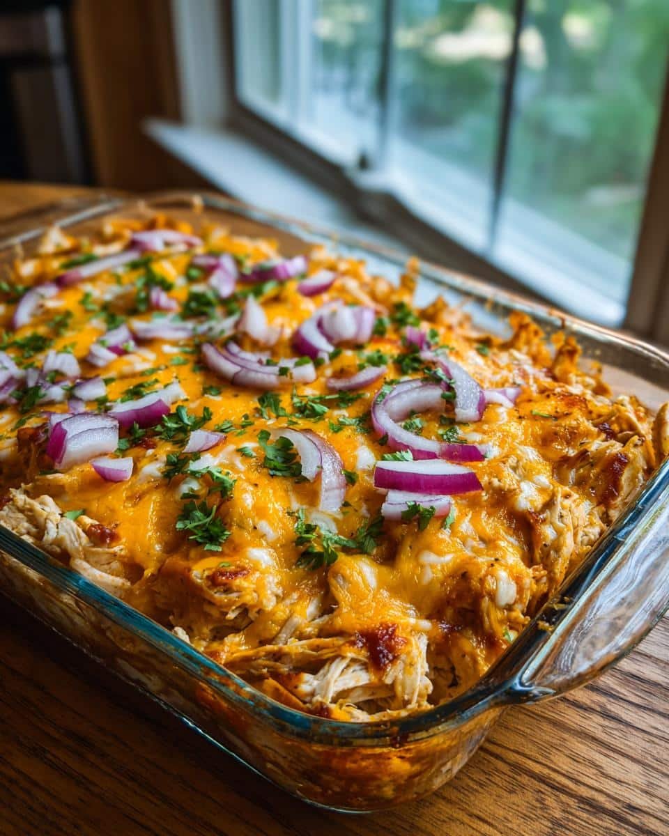 Disgustingly Easy Creamy Mexican Street Corn in a Cup Recipe 5 Baked chicken casserole with melted cheese, red onions, and parsley. Not Creamy Mexican Street Corn in a Cup Recipe.
