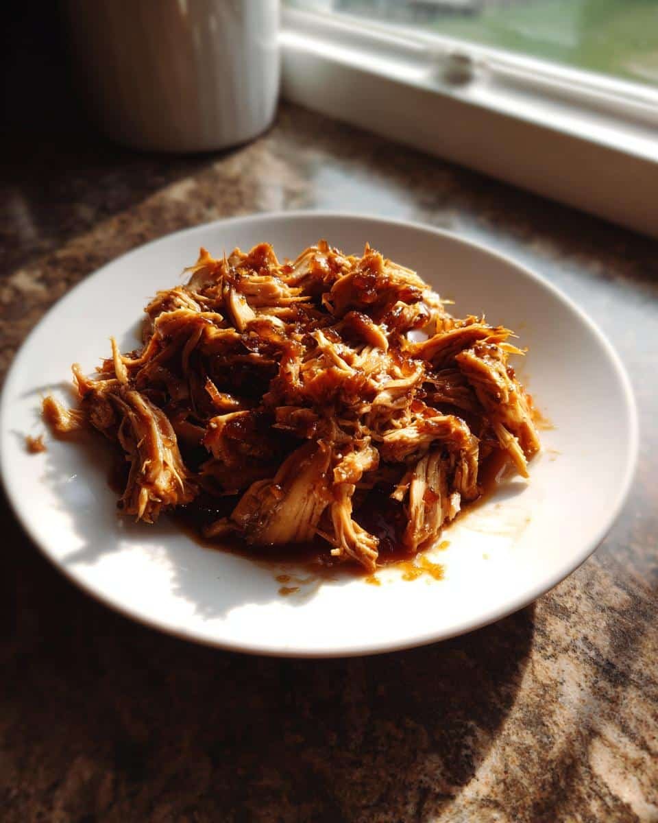 Fail-Proof Easy Vintage Cranberry Noel Dessert Recipe 8 Close-up of the filling for Easy Vintage Cranberry Noel Dessert Recipe on a white plate.