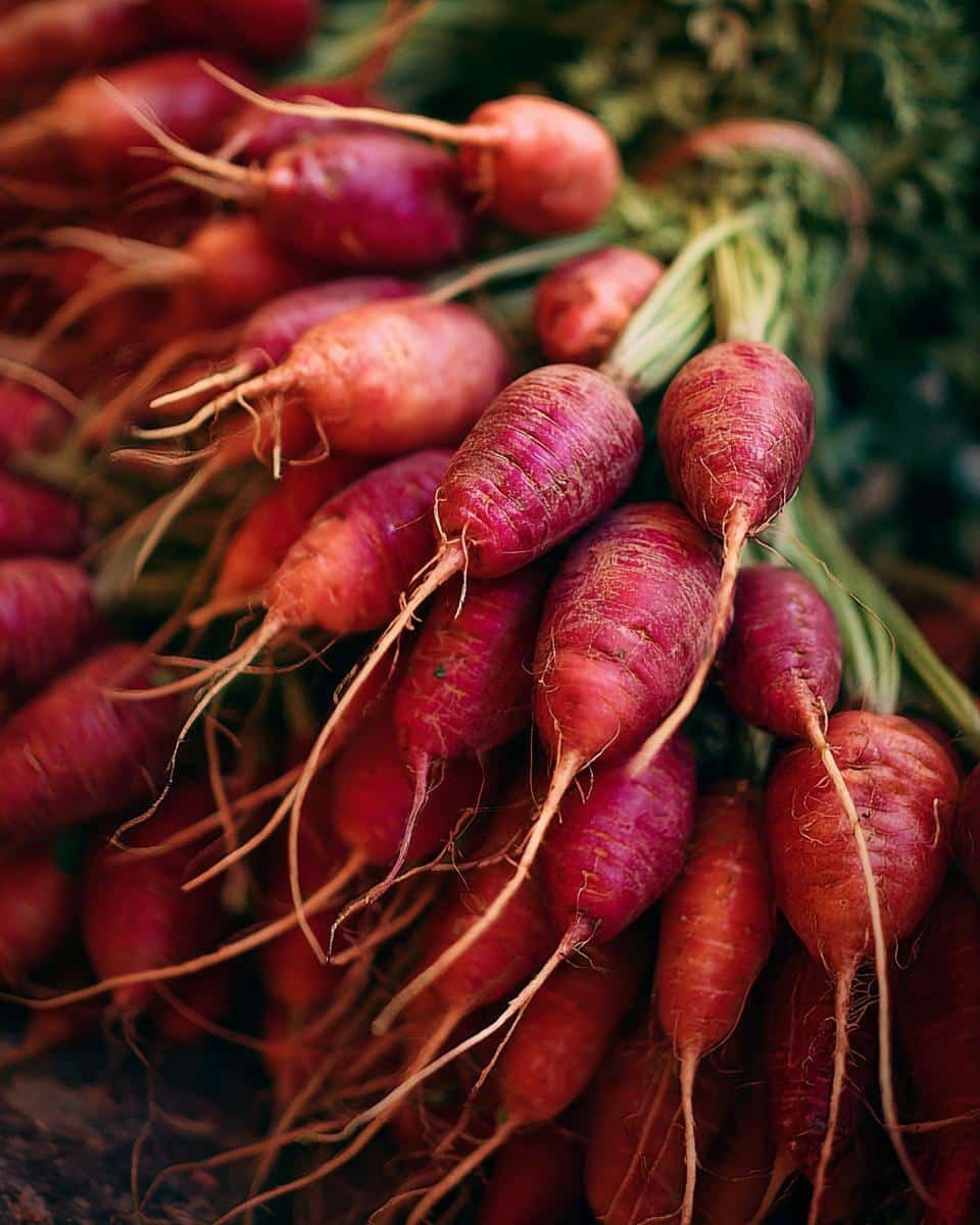 Raw Carrot Salad: The Foolproof 7-Step Recipe 6 Close-up of vibrant red carrots, a key ingredient for a delicious Raw Carrot Salad recipe.