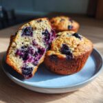 blueberry protein muffins with greek yogurt - Tasty