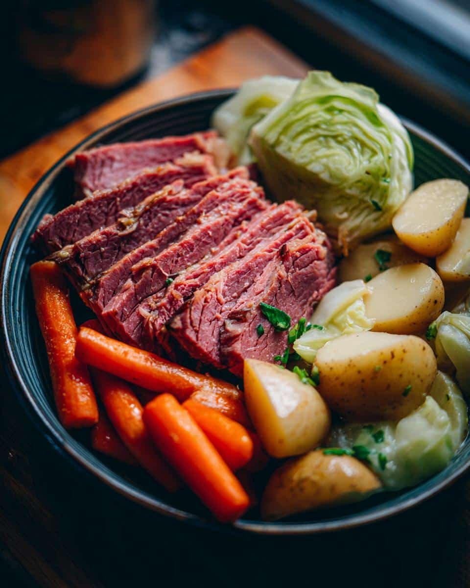 Corned Beef and Cabbage: Avoid 4 Dreadful Mistakes 9 A bowl of corned beef and cabbage with carrots and potatoes, ready to eat.