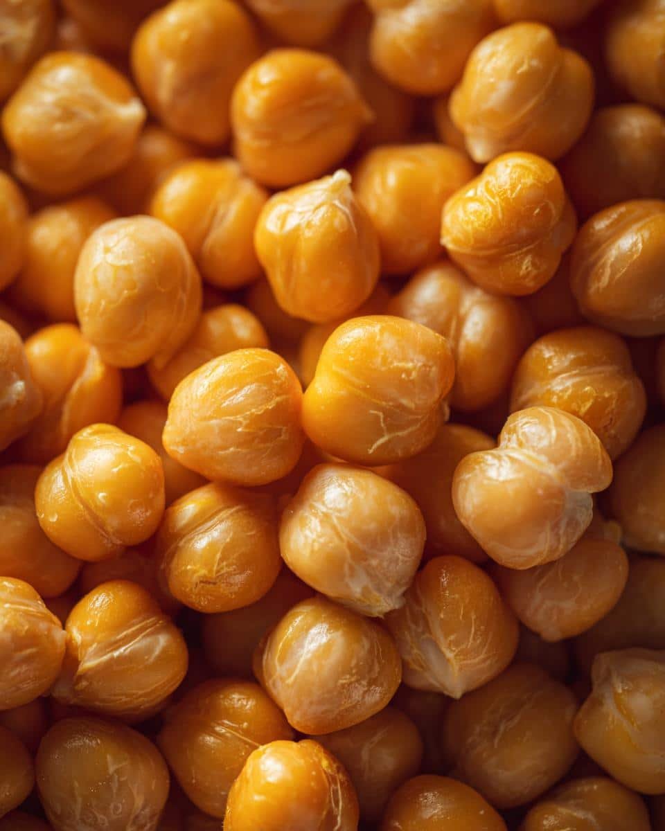 Irresistible Marry Me Chickpeas in Just 20 Minutes 8 A close-up shows a pile of cooked Marry Me Chickpeas, highlighting their texture and color.