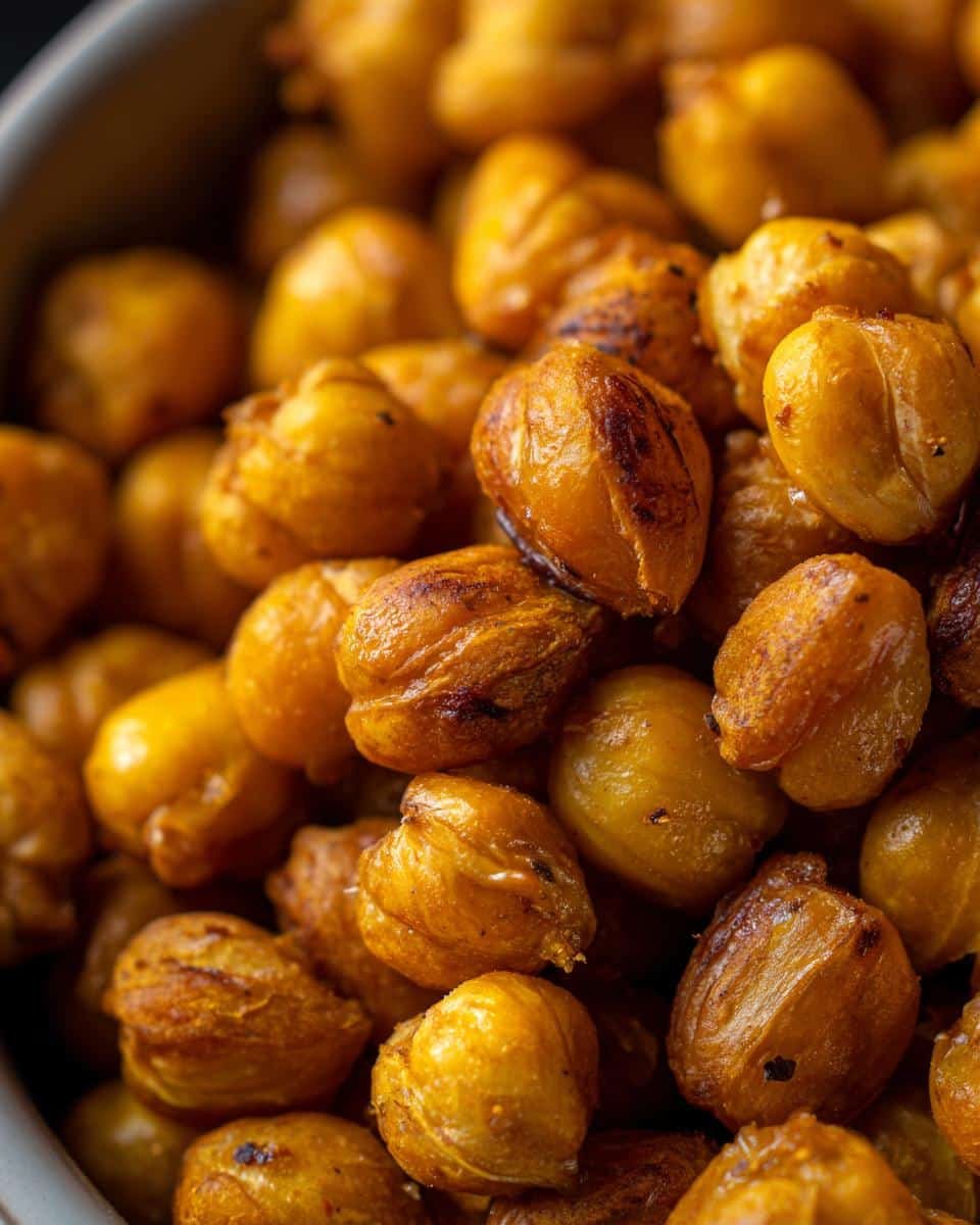 Irresistible Marry Me Chickpeas in Just 20 Minutes 9 Detailed close-up of golden-brown Marry Me Chickpeas, showcasing their texture and rich color.