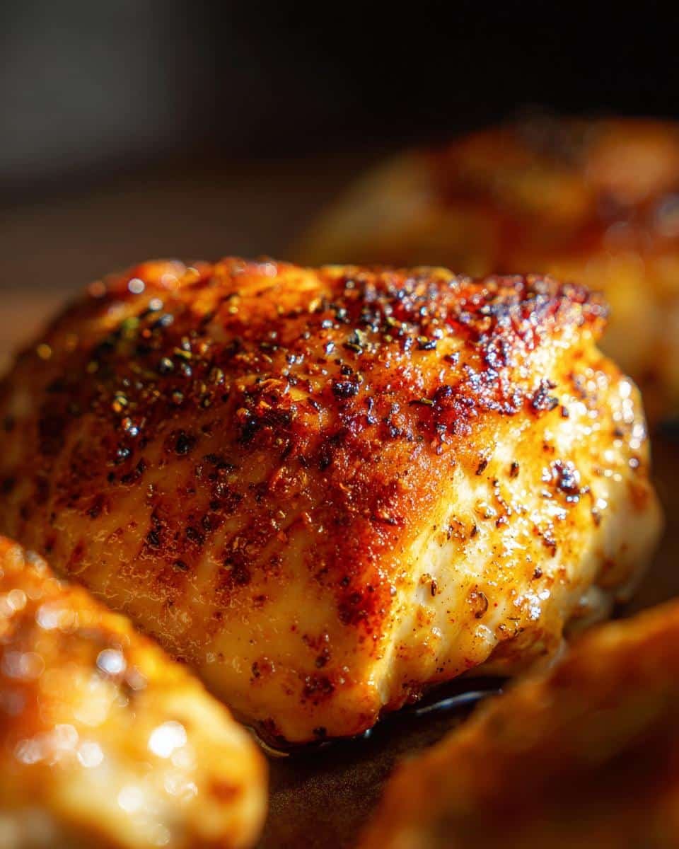 Foolproof Chicken Breast Recipes: 25 Mins to Delicious 6 Close-up of seasoned, cooked chicken breast. One of our foolproof chicken breast recipes.