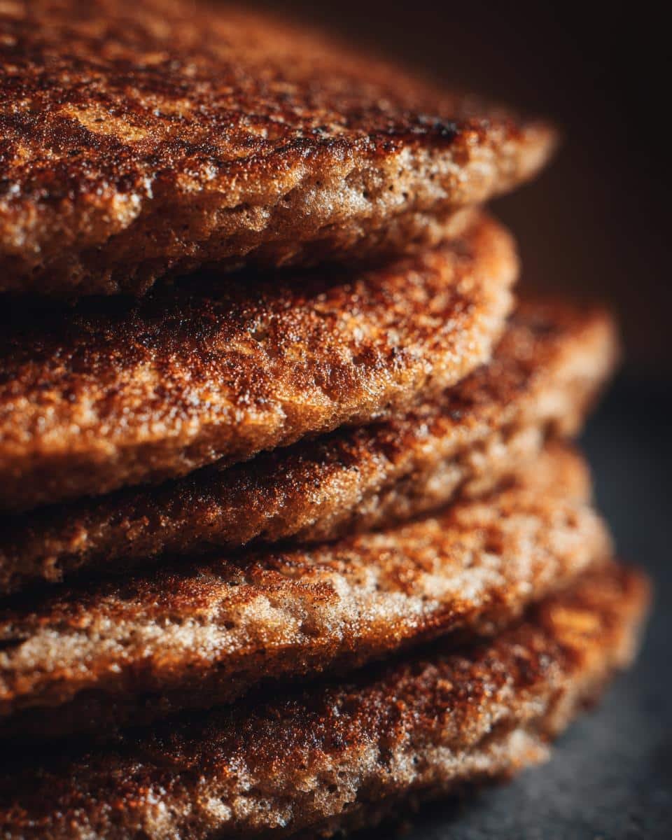 7 Amazing Sourdough Discard Recipes Pancakes, No Waste 8 Close-up of a stack of golden brown sourdough discard pancakes, showing texture and color.