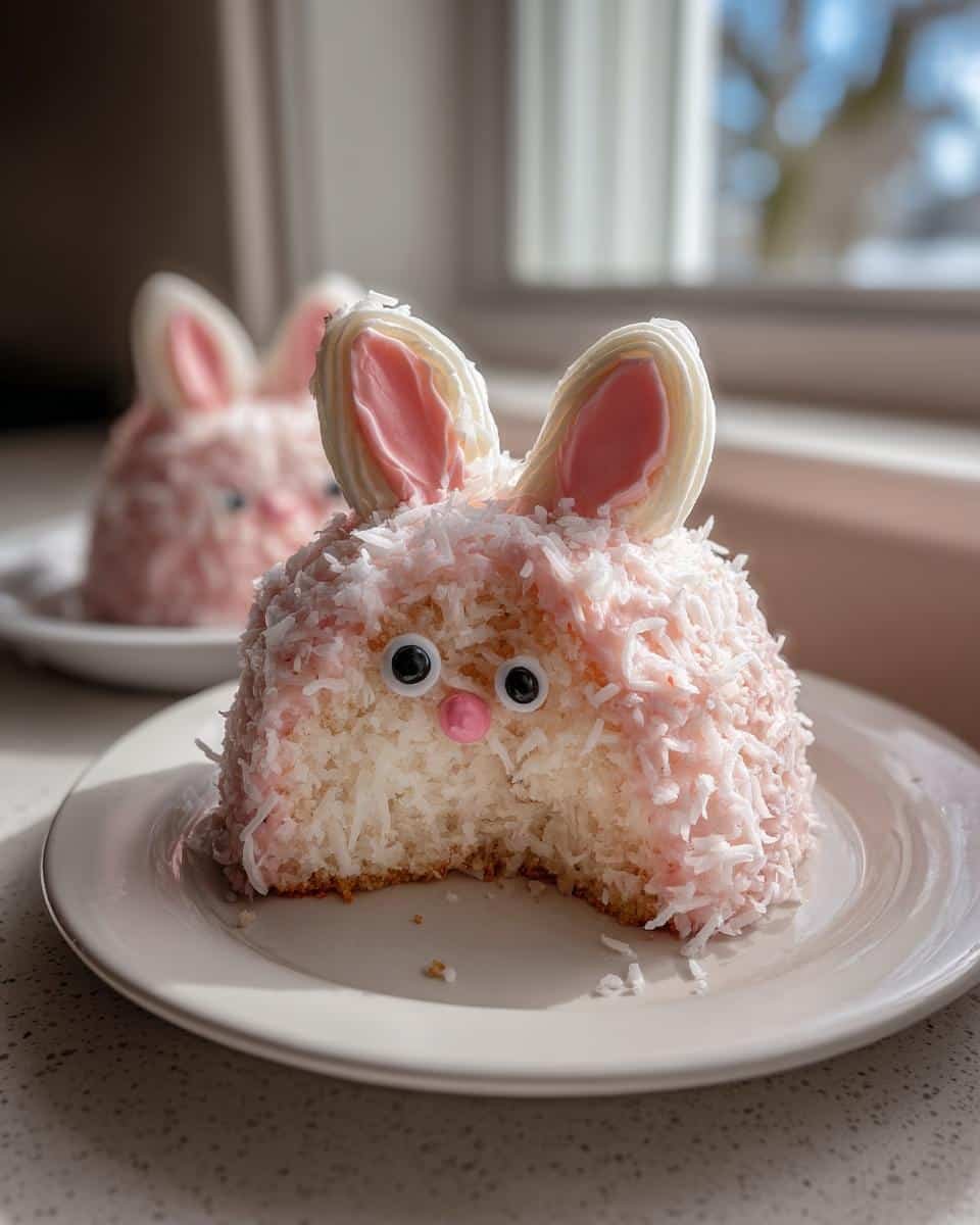 Devilish Coconut Bunny Cakes for Easter: Only 9 Steps 8 coconut bunny cakes for easter - Other 3