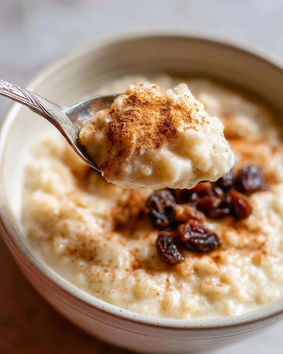 Mexican Rice Pudding Recipe Crockpot: Sinfully Easy 8 Spoonful of creamy Mexican rice pudding recipe crockpot, topped with cinnamon and raisins.